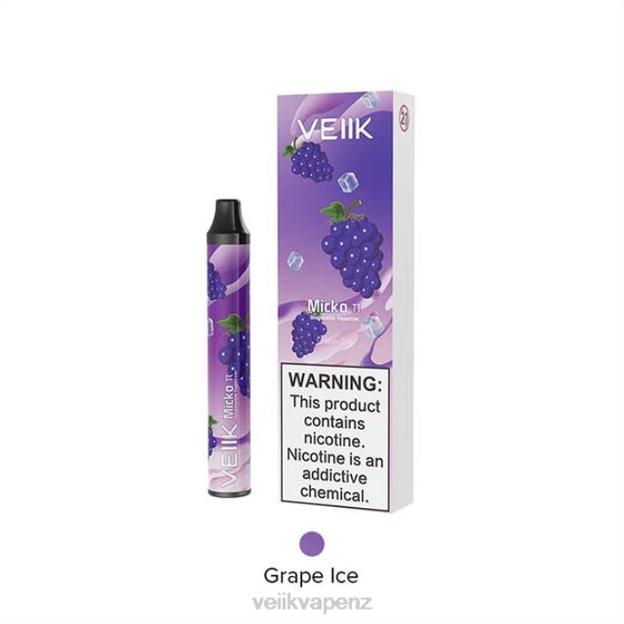 VEIIK Vape Auckland - VEIIK Micko Pie Disposable Vape 600 Puffs Grape Ice X46618