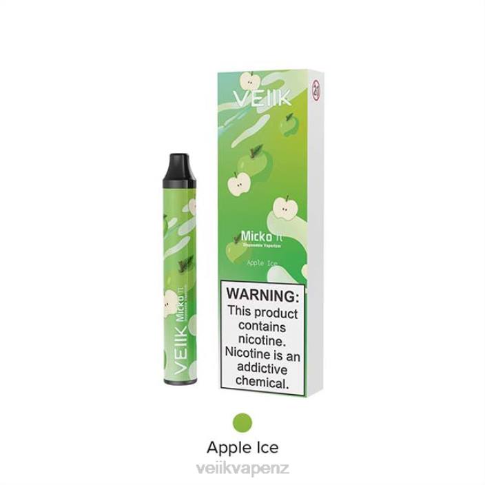 VEIIK Vape Wellington - VEIIK Micko Pie Disposable Vape 600 Puffs Apple Ice X46619