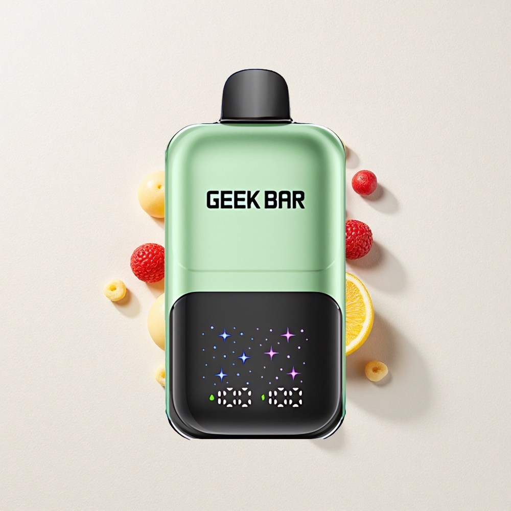 GEEK BAR 2GO 20ml 50000 Puffs Dual Tank Disposable Vape with Interactive Screen, 3-Level Flavor Adjustability, and Rechargeable Battery