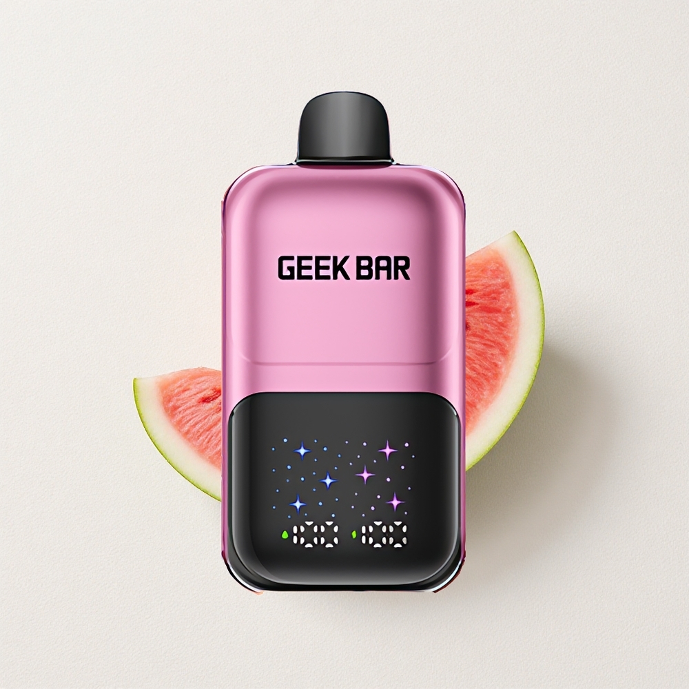 GEEK BAR 2GO Dual Tank 20mL 50000 Puffs Disposable Vape Pen with Interactive Screen, 3-Level Adjustable Flavors, 5% Nicotine Salt, and Rechargeable Battery