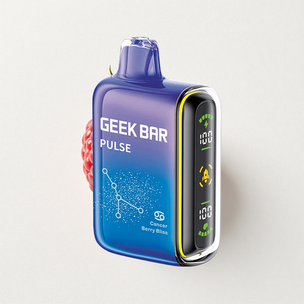 Geek Bar Pulse 15000 Puffs – 16ML E-Liquid, 5% Nicotine, 650mAh Battery, USB-C Charging, Adjustable Airflow