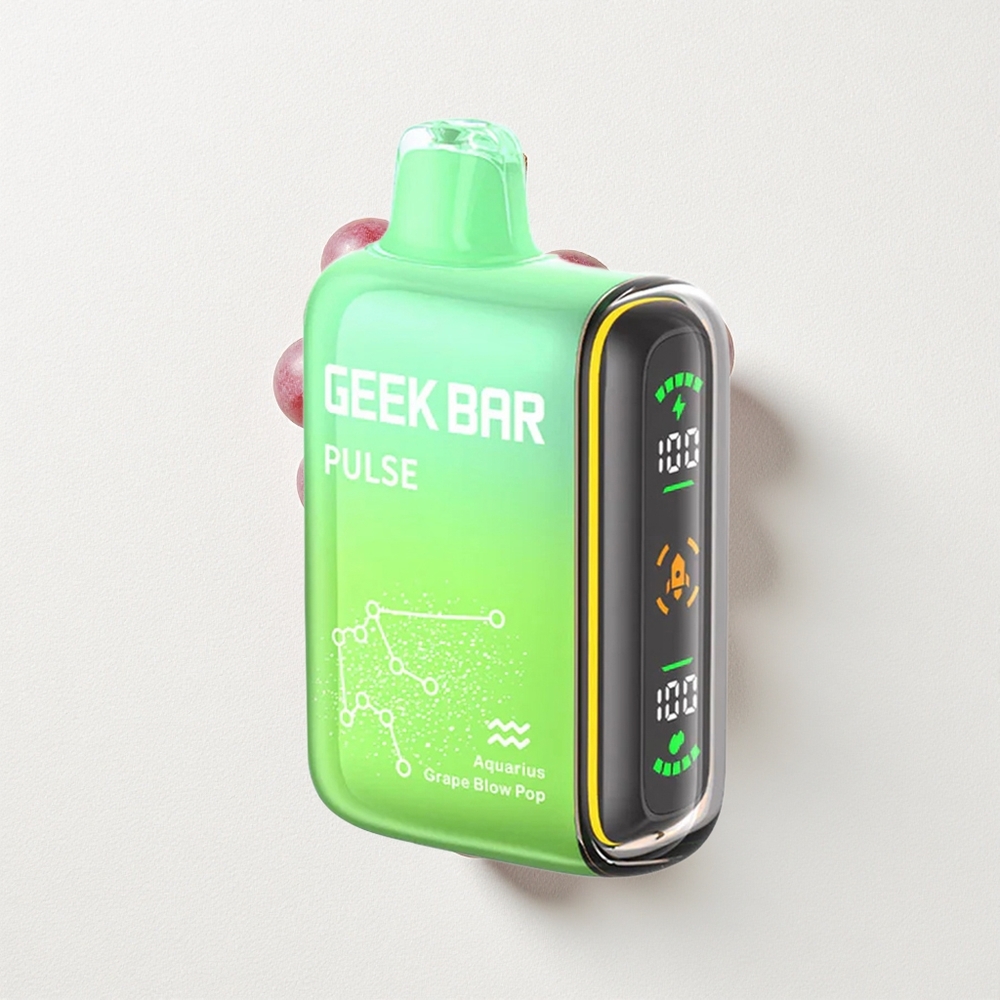 Geek Bar Pulse 15000 Puffs – 16ML E-Liquid, 5% Nicotine, 650mAh Battery, USB-C Charging, Adjustable Airflow