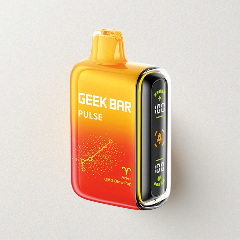 Geek Bar Pulse 15000 Puffs – 16ML E-Liquid, 5% Nicotine, 650mAh Battery, USB-C Charging, Adjustable Airflow