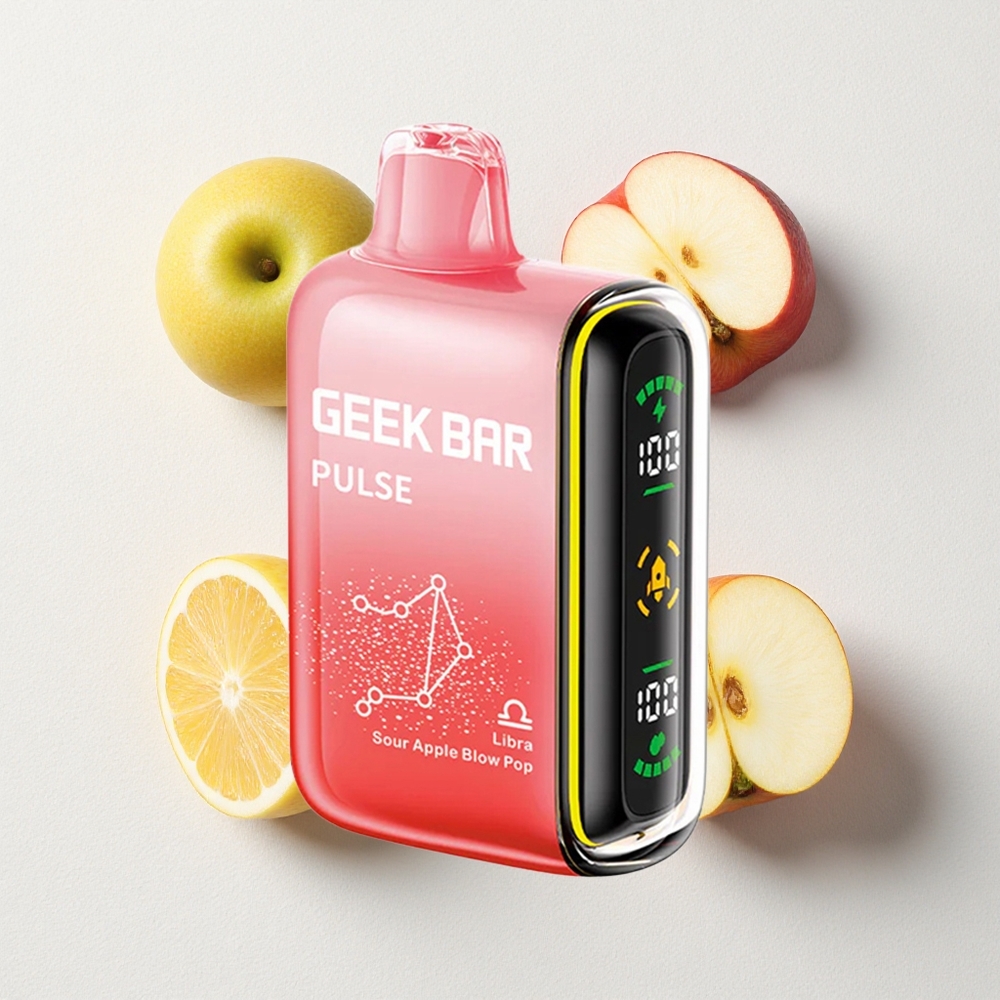 Geek Bar Pulse 15000 Puffs – 16ML E-Liquid, 5% Nicotine, 650mAh Battery, USB-C Charging, Adjustable Airflow