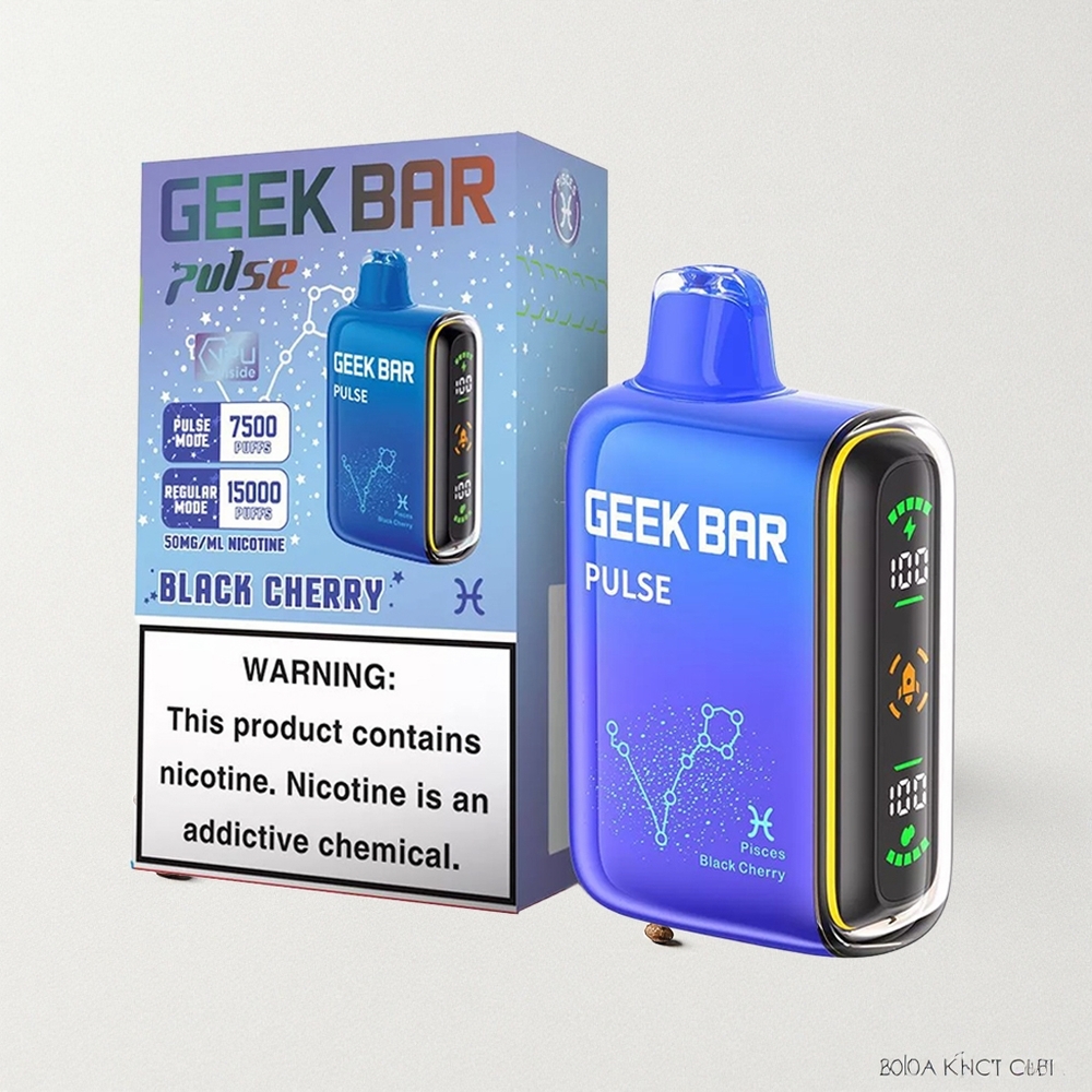 Geek Bar Pulse 15000 Puffs – 16ML E-Liquid, 5% Nicotine, 650mAh Battery, USB-C Charging, Adjustable Airflow
