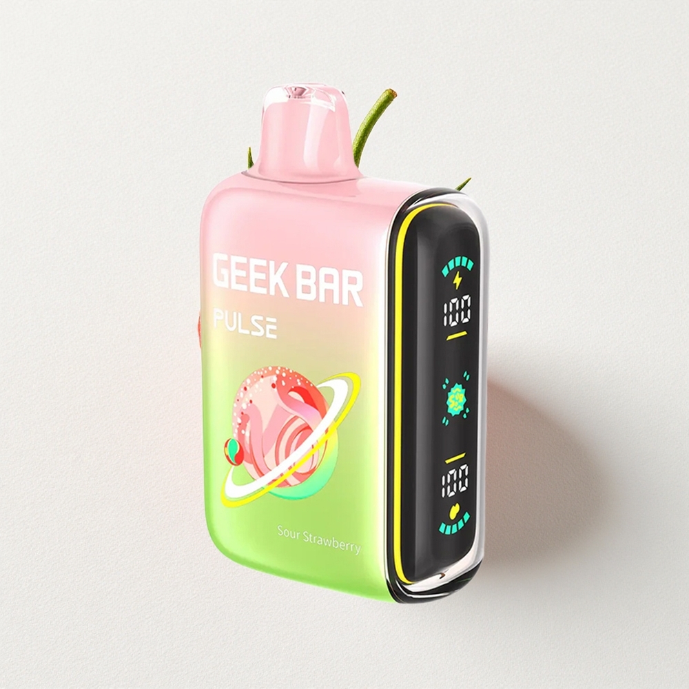 Geek Bar Pulse 15000 Puffs – 16ML E-Liquid, 5% Nicotine, Adjustable Airflow, 650mAh Battery, USB Type-C Charging