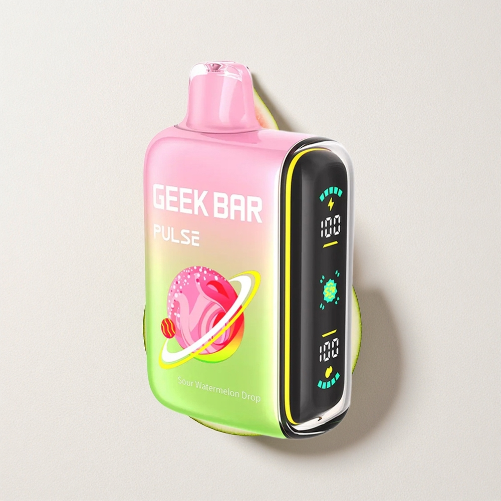 Geek Bar Pulse 15000 Puffs – 16ML E-Liquid, 5% Nicotine, Adjustable Airflow, 650mAh Battery, USB Type-C Charging