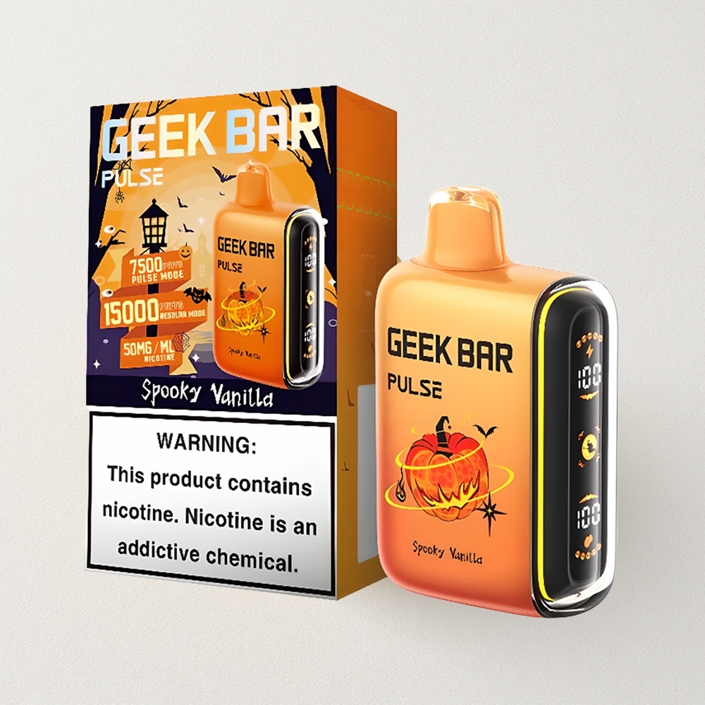 Geek Bar Pulse 15000 Puffs – 16ML E-liquid, 5% Nicotine, 650mAh Battery, USB Type-C, Adjustable Airflow