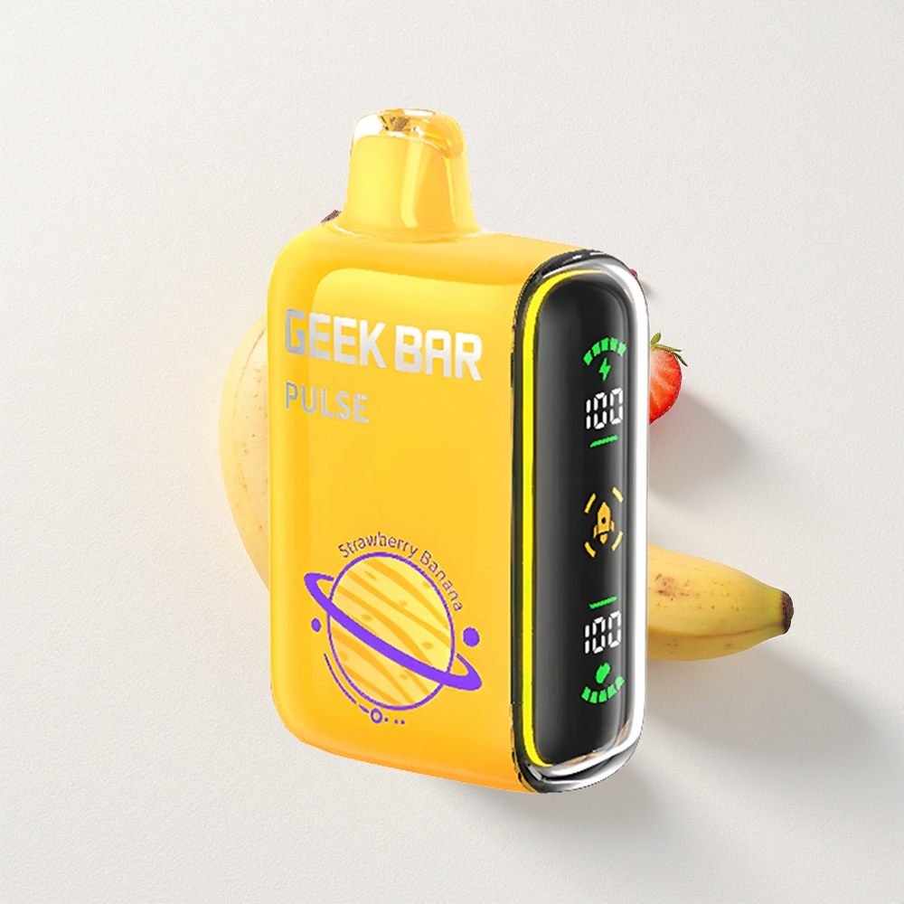 Geek Bar Pulse 15000 Puffs – 16ML E-liquid, 5% Nicotine, 650mAh USB-C, Adjustable Airflow