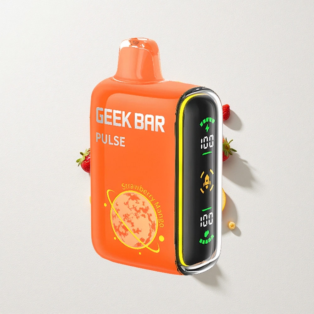 Geek Bar Pulse 15000 Puffs – 16ML E-liquid, 5% Nicotine, 650mAh USB-C, Adjustable Airflow