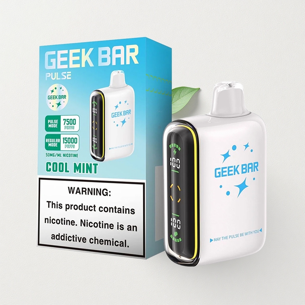 Geek Bar Pulse 15000 Puffs – 16ML E-liquid, 5% Nicotine, 650mAh USB-C, Adjustable Airflow
