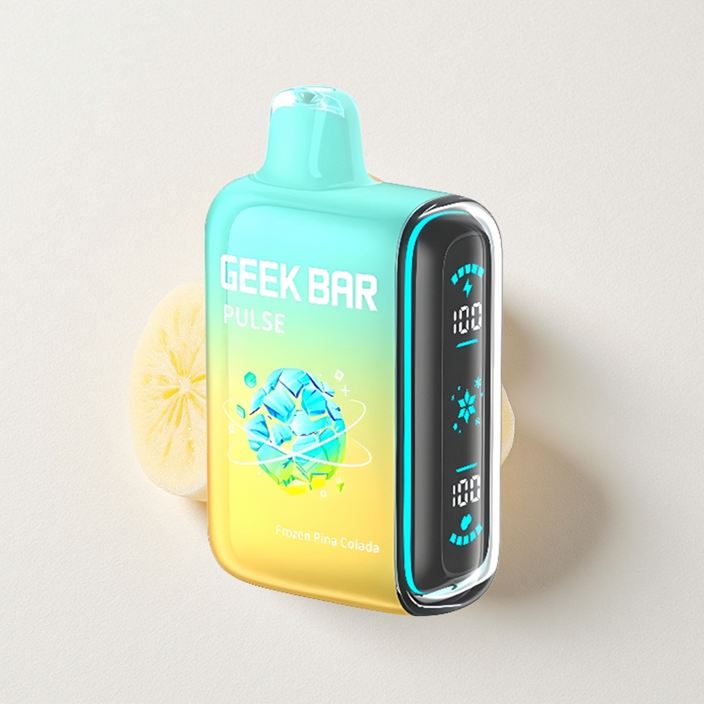 Geek Bar Pulse 15000 Puffs with 16ML E-liquid, 5% Nicotine, Adjustable Airflow, and 650mAh USB-C Charging