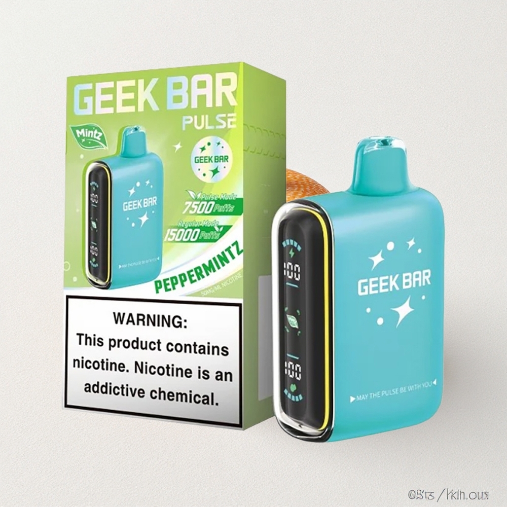 Geek Bar Pulse 15000 Puffs with 16ML E-liquid, 5% Nicotine, and USB Type-C Charging
