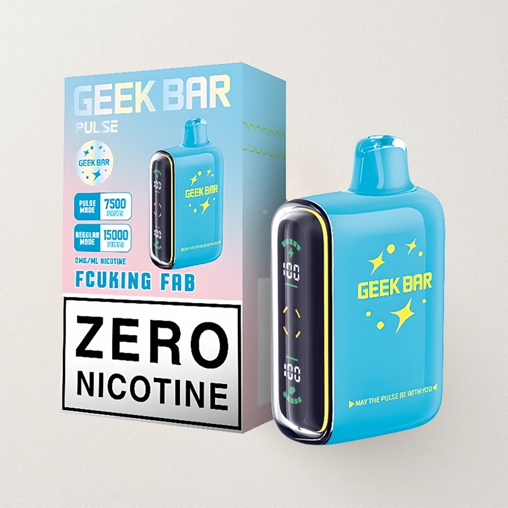 Geek Bar Pulse Pro 15000 Puffs with 16ML E-liquid, 5% Nicotine, Adjustable Airflow, and USB Type-C Charging