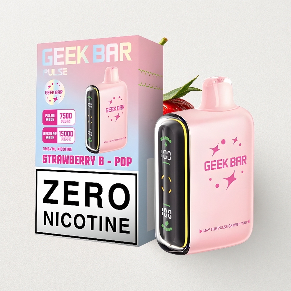 Geek Bar Pulse Pro 15000 Puffs with 16ML E-liquid, 5% Nicotine, Adjustable Airflow, and USB Type-C Charging