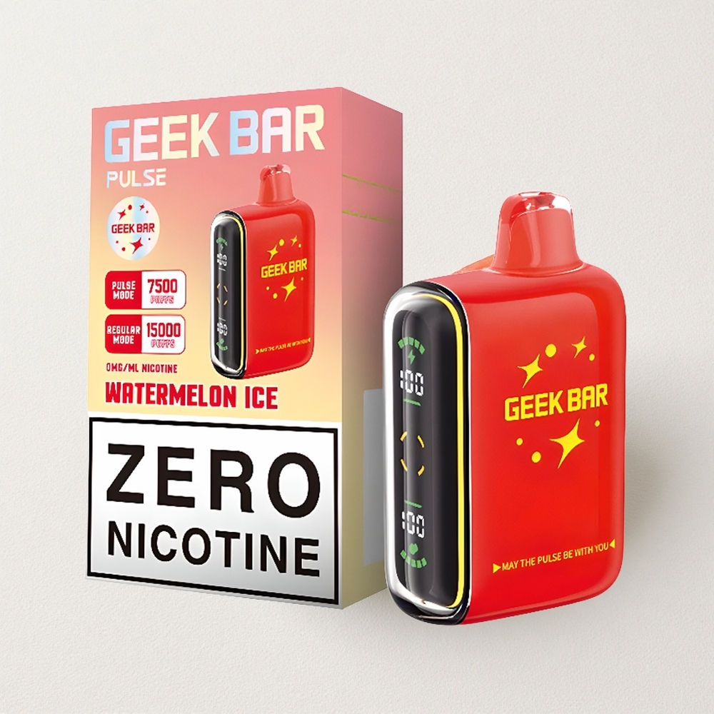 Geek Bar Pulse Pro 15000 Puffs with 16ML E-liquid, 5% Nicotine, Adjustable Airflow, and USB Type-C Charging