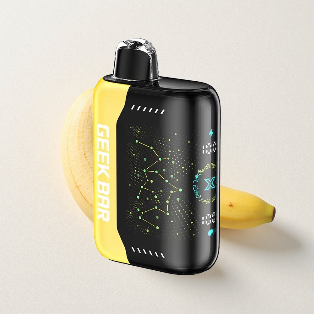 Geek Bar Pulse X 25000 Puffs with 18mL Pre-filled E-Liquid, 3D Curved Screen, USB-C Charging, and Dual Mesh Coil