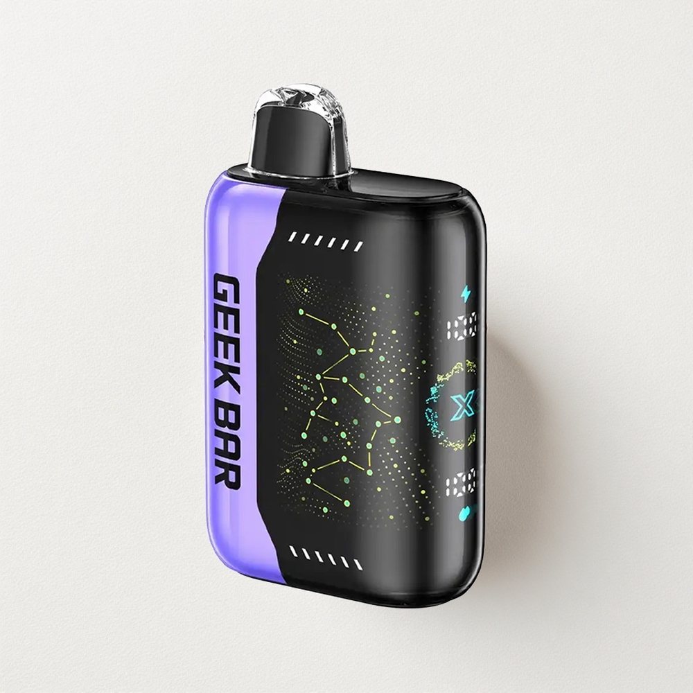Geek Bar Pulse X 25000 Puffs with 18mL Pre-filled E-Liquid, 3D Curved Screen, USB-C Charging, and Dual Mesh Coil