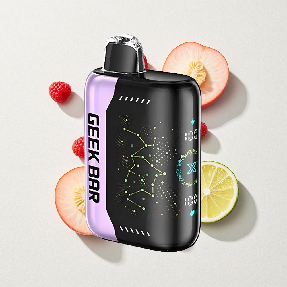 Geek Bar Pulse X 25000 Puffs with 18mL Pre-filled E-Liquid, 3D Curved Screen, USB-C Charging, and Dual Mesh Coil