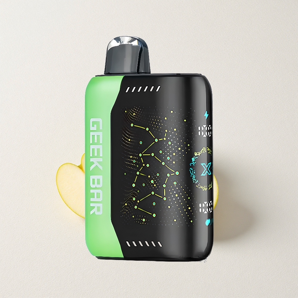 Geek Bar Pulse X 25000 Puffs with 18mL Pre-filled E-Liquid, 3D Curved Screen, USB-C Charging, and Dual Mesh Coil