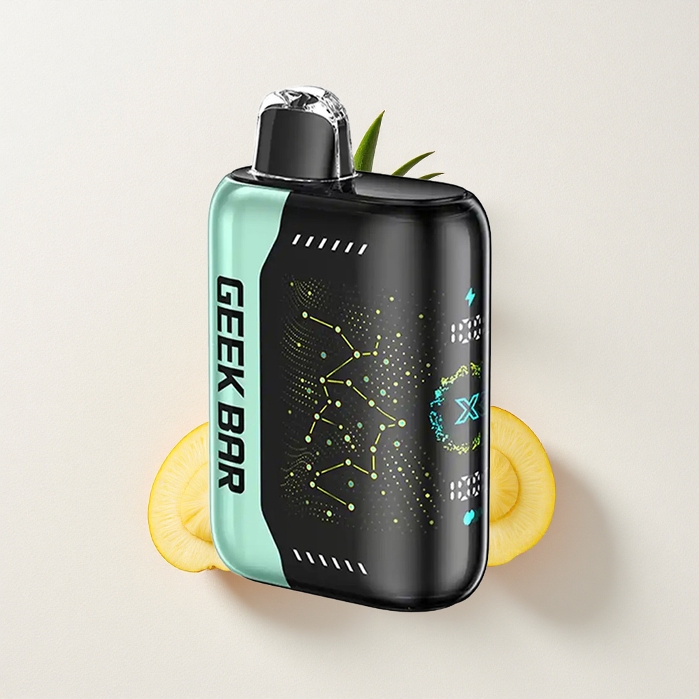 Geek Bar Pulse X 25000 Puffs with 18mL Pre-filled E-Liquid, 3D Curved Screen, USB-C Charging, and Dual Mesh Coil