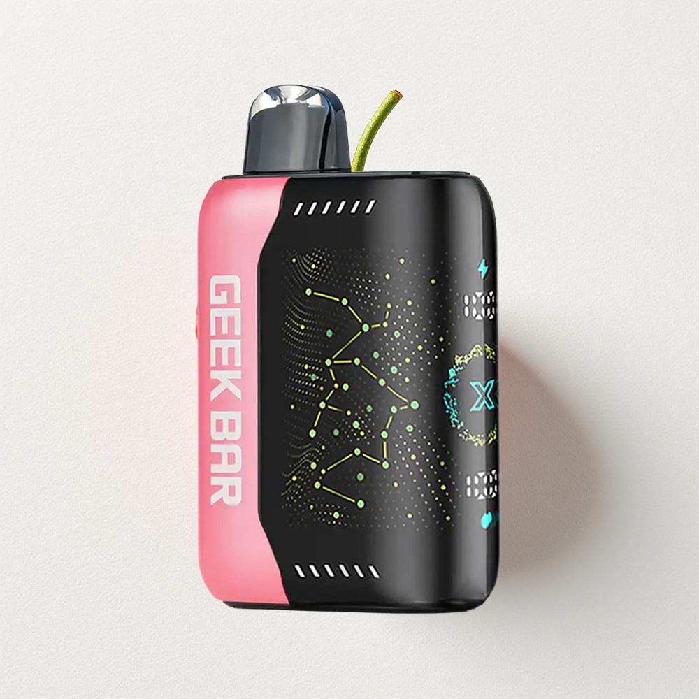 Geek Bar Pulse X 25000 Puffs with 18mL Pre-filled E-Liquid, 3D Curved Screen, USB-C Charging, and Dual Mesh Coil