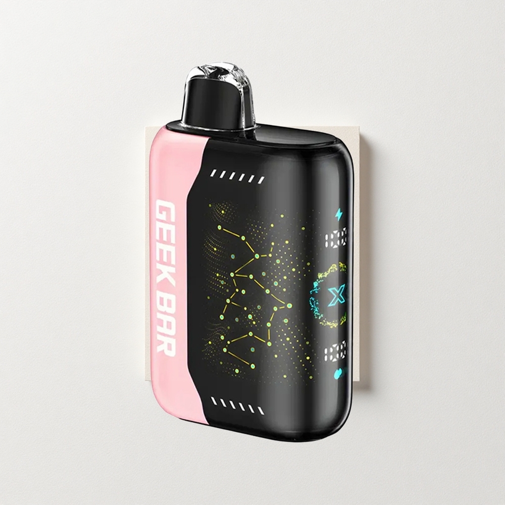 Geek Bar Pulse X 25000 Puffs with 18mL Pre-filled E-Liquid, 3D Curved Screen, USB-C Charging, and Dual Mesh Coil