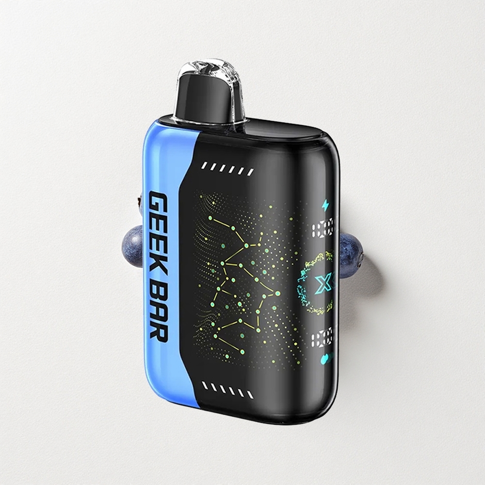Geek Bar Pulse X 25000 Puffs with 18mL Pre-filled E-Liquid, 3D Curved Screen, USB-C Charging, and Dual Mesh Coil