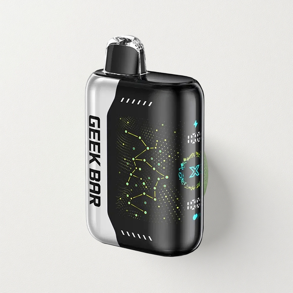 Geek Bar Pulse X 25000 Puffs with 18mL Pre-filled E-Liquid, 3D Curved Screen, USB-C Charging, and Dual Mesh Coil