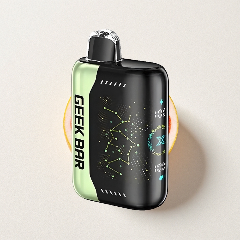 Geek Bar Pulse X 25000 Puffs with 18mL Pre-filled E-Liquid, 3D Curved Screen, USB-C Charging, and Dual Mesh Coil