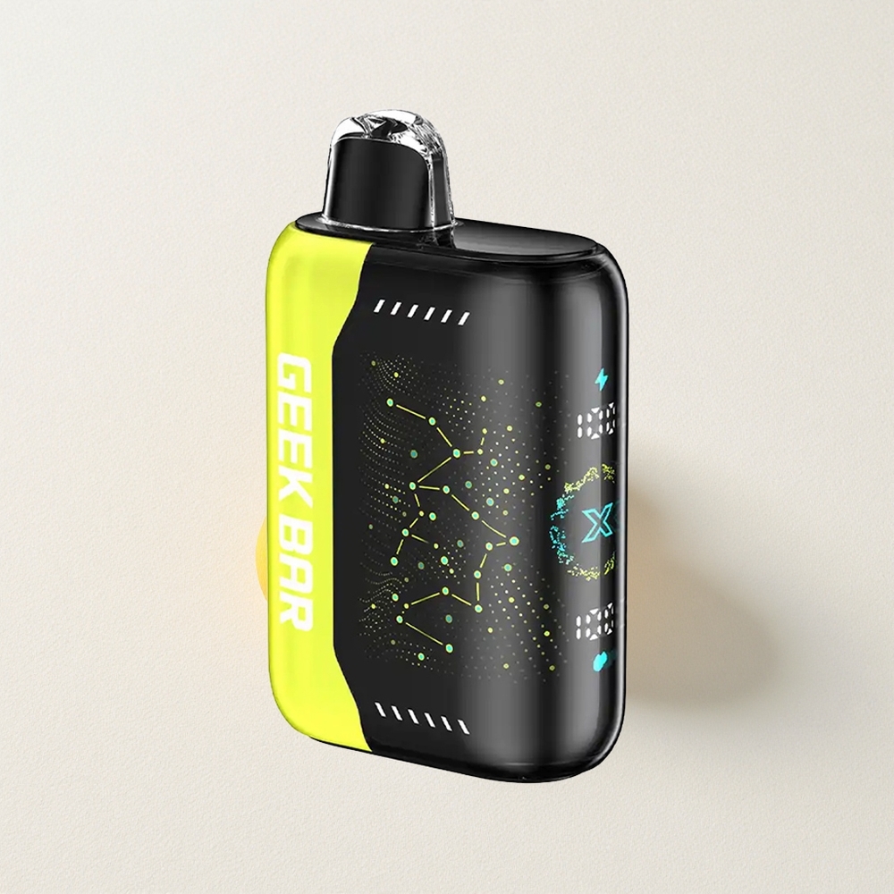 Geek Bar Pulse X 25000 Puffs with 18mL Pre-filled E-Liquid, 3D Curved Screen, USB-C Charging, and Dual Mesh Coil