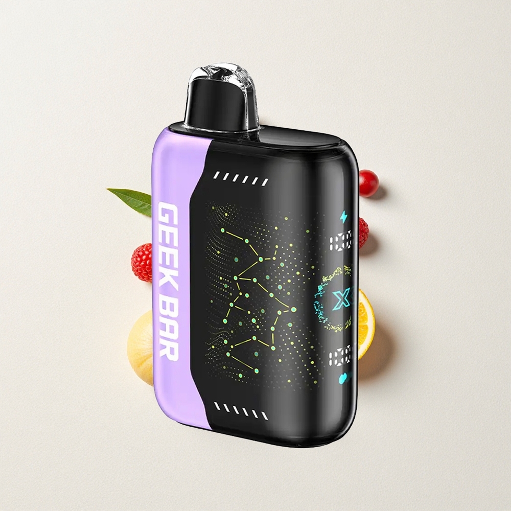 Geek Bar Pulse X 25000 Puffs with 18mL Pre-filled E-Liquid, 3D Curved Screen, USB-C Charging, and Dual Mesh Coil