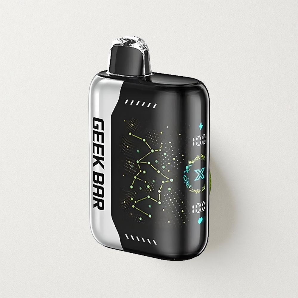 Geek Bar Pulse X 25000 Puffs with 18mL Pre-filled E-Liquid, 3D Curved Screen, USB-C Charging, and Dual Mesh Coil