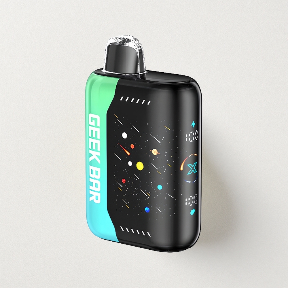 Geek Bar Pulse X 25000 Puffs with 18mL Pre-filled E-Liquid, 3D Curved Screen, and Dual Mesh Coil