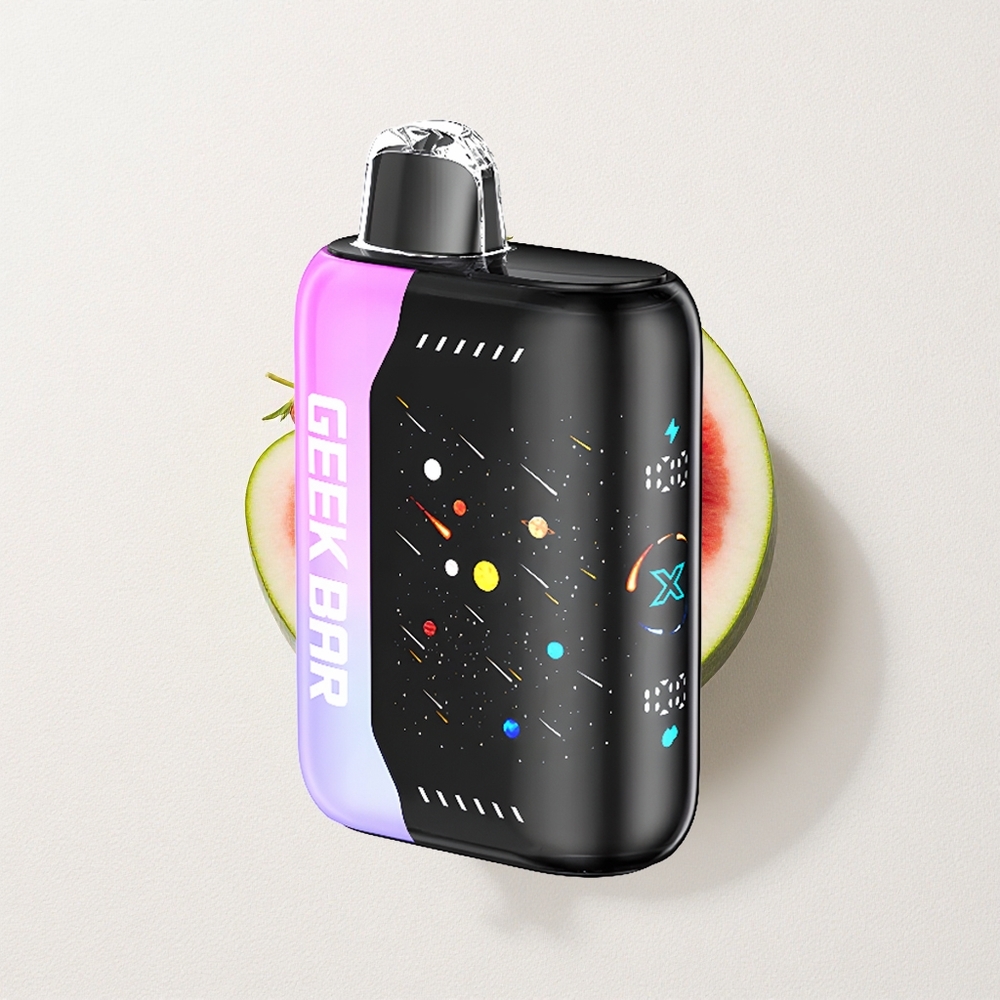 Geek Bar Pulse X 25000 Puffs with 18mL Pre-filled E-Liquid, 3D Curved Screen, and Dual Mesh Coil