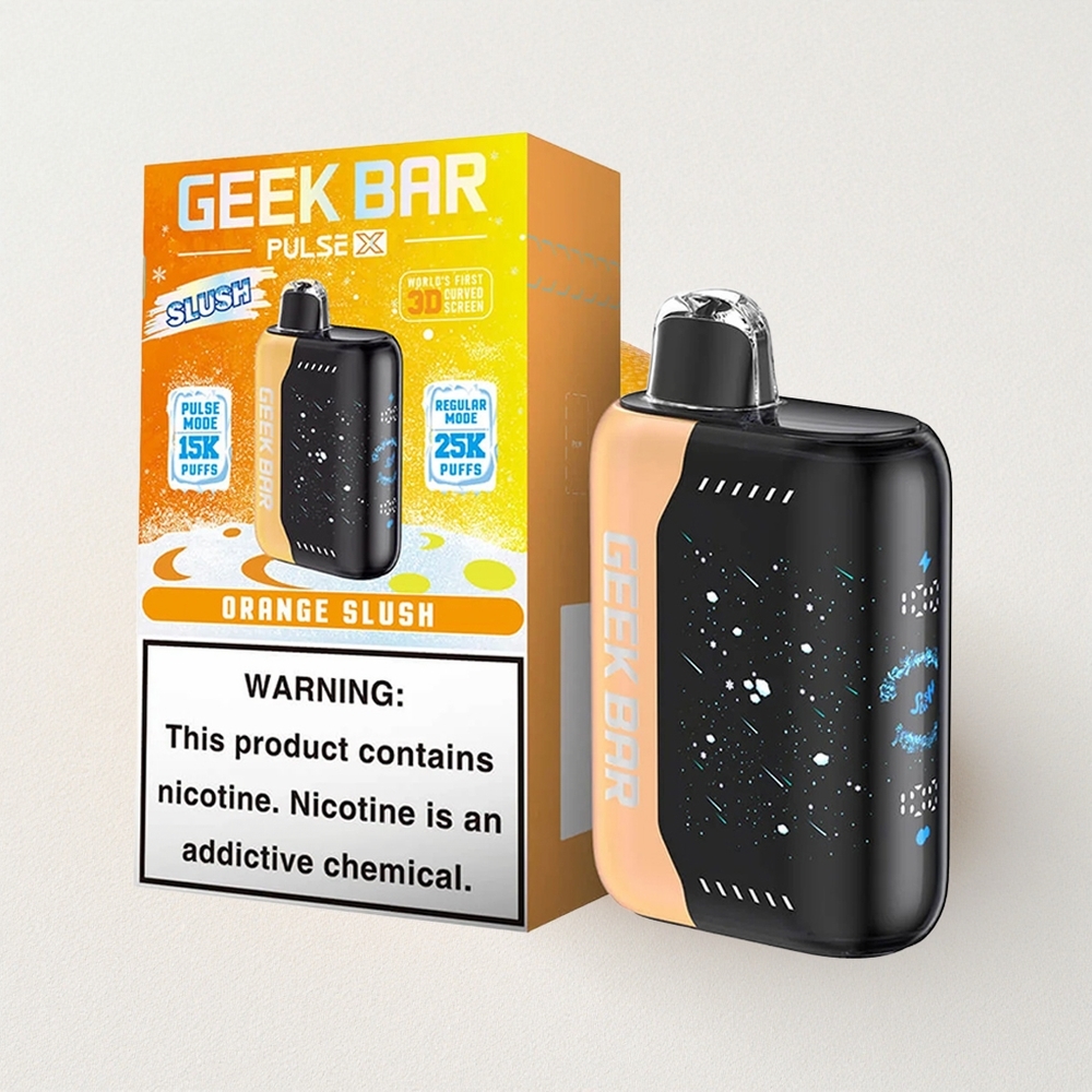 Geek Bar Pulse X 25000 Puffs with 18mL Pre-filled E-Liquid and 3D Curved Indicator Screen