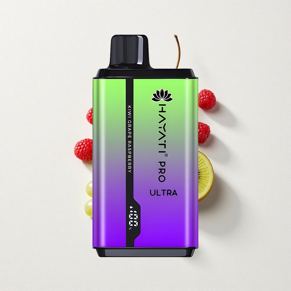 Hayati Pro Ultra 15000 2*12ml E-Liquid Capacity Kiwi Grape Raspberry