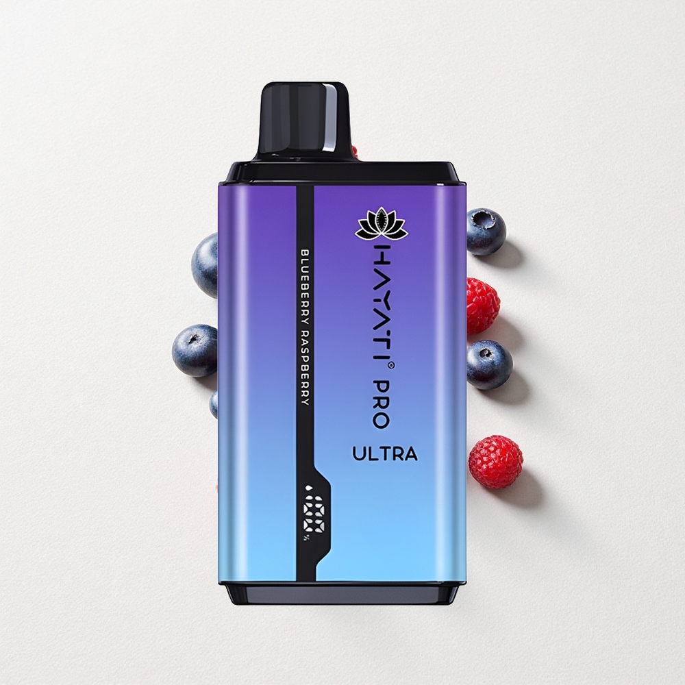 Hayati Pro Ultra 15000 Puffs 2*12ml E-Liquid Capacity 2% Nicotine Blueberry Raspberry