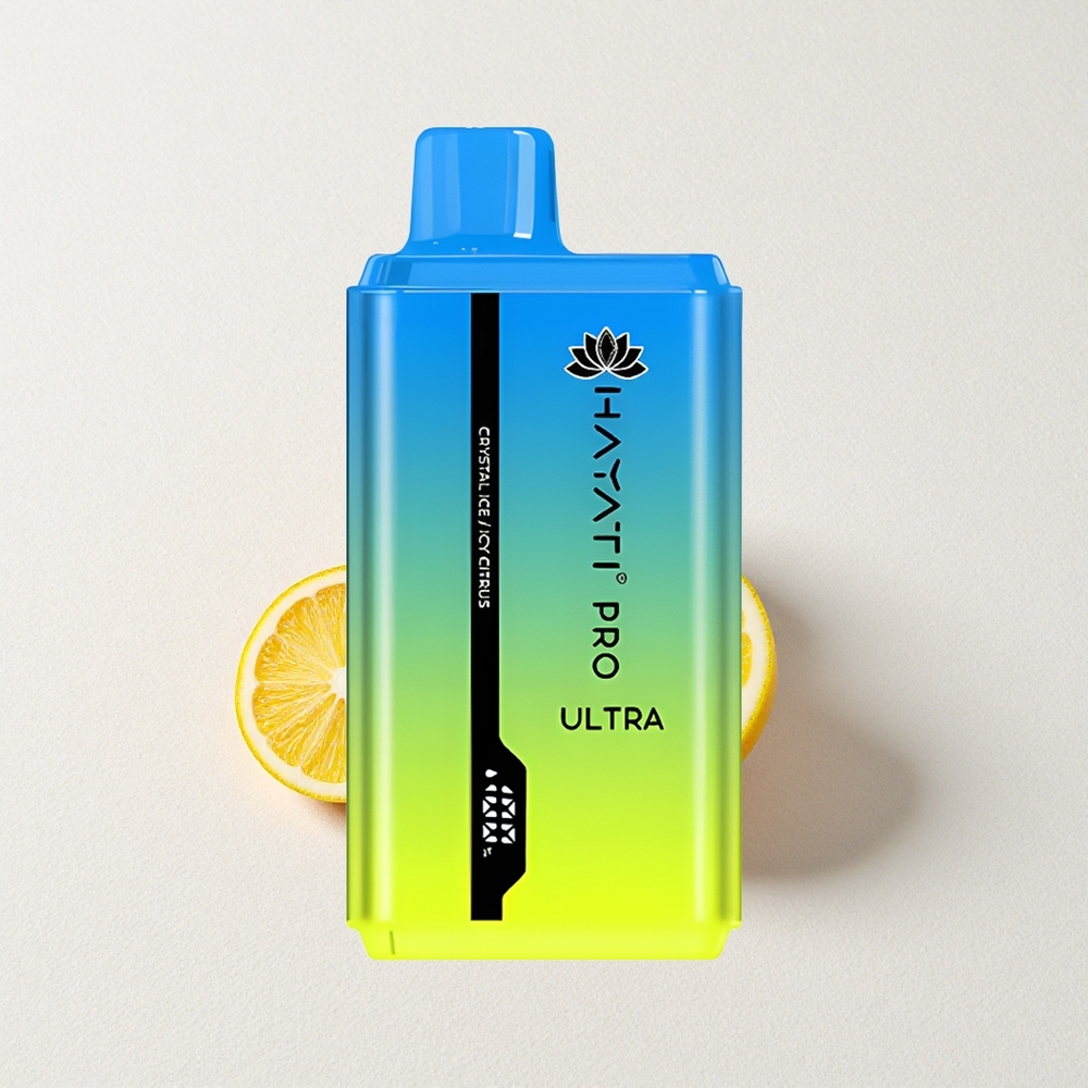 Hayati Pro Ultra 15000 Puffs 2*12ml E-Liquid Capacity Crystal Ice