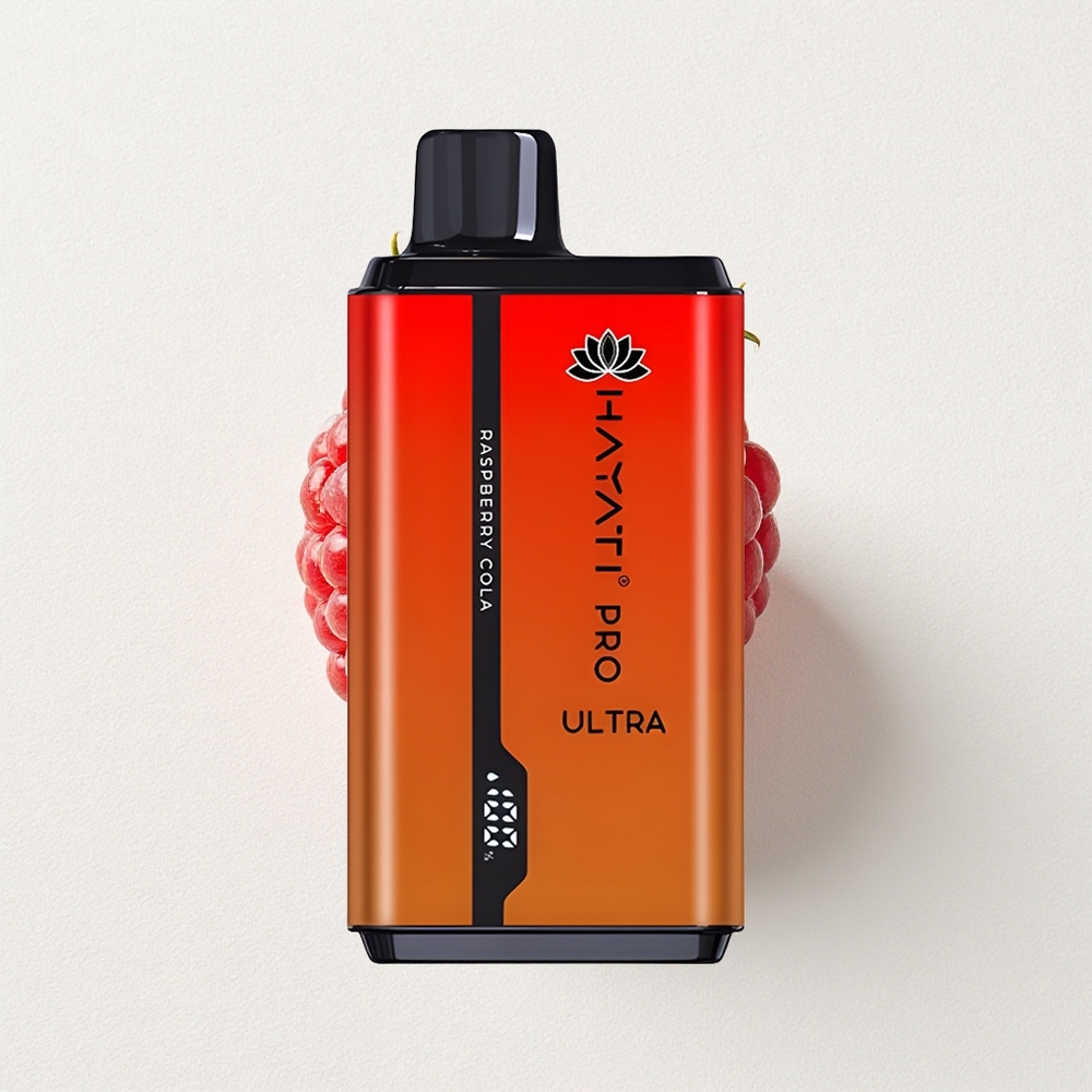 Hayati Pro Ultra 15000 Puffs 2*12ml E-Liquid Capacity Raspberry Cola