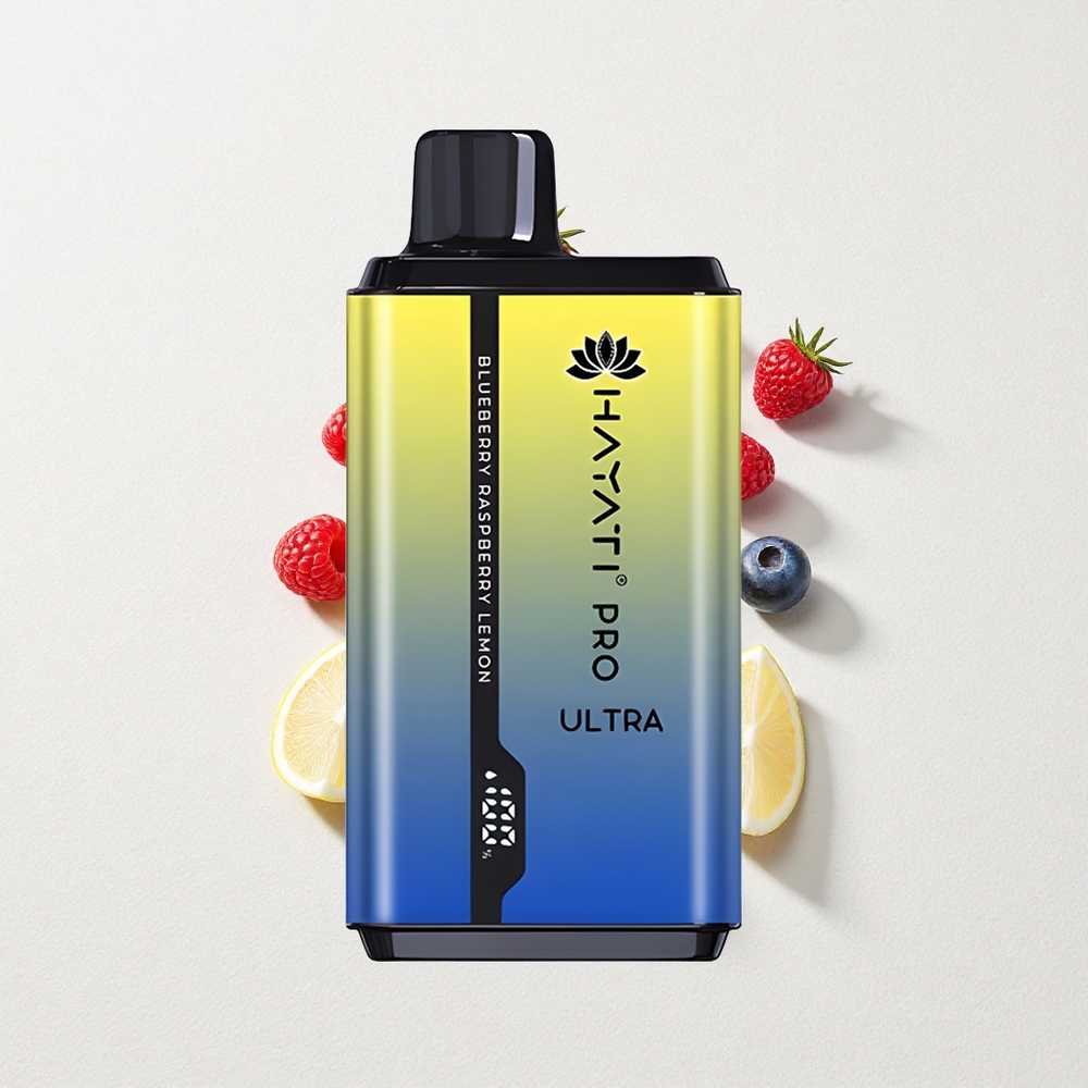 Hayati Pro Ultra 15000 Puffs 850mAh Blueberry Raspberry Lemon