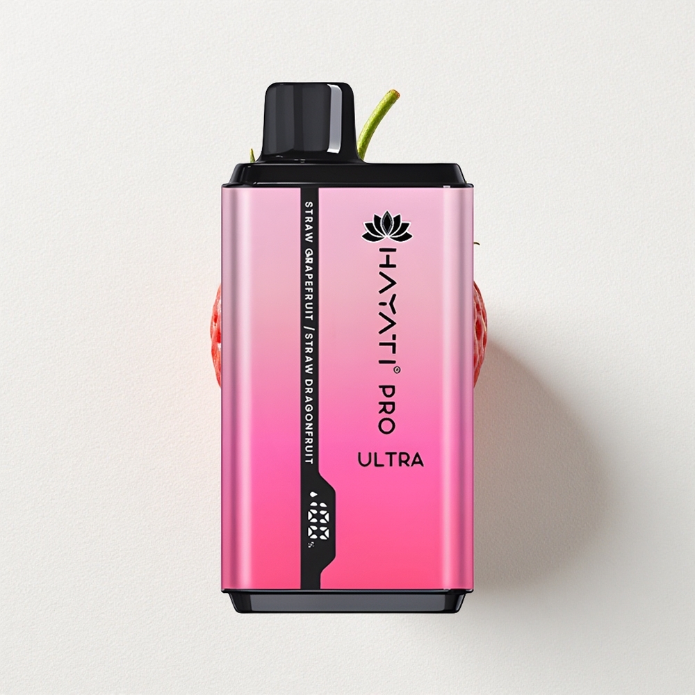 Hayati Pro Ultra 15000 Puffs Strawberry Grapefruit 2*12ml E-Liquid Capacity 2% Nicotine