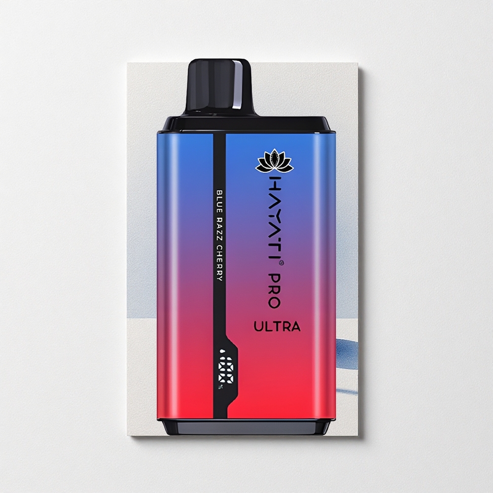Hayati Pro Ultra 2Port 15000 Puffs 2*12ml E-Liquid Capacity Blue Razz Cherry