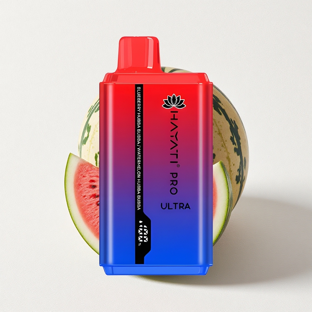 Hayati Pro Ultra 2*12ml E-Liquid Capacity 15000 Puffs Blueberry Hubba Bubba