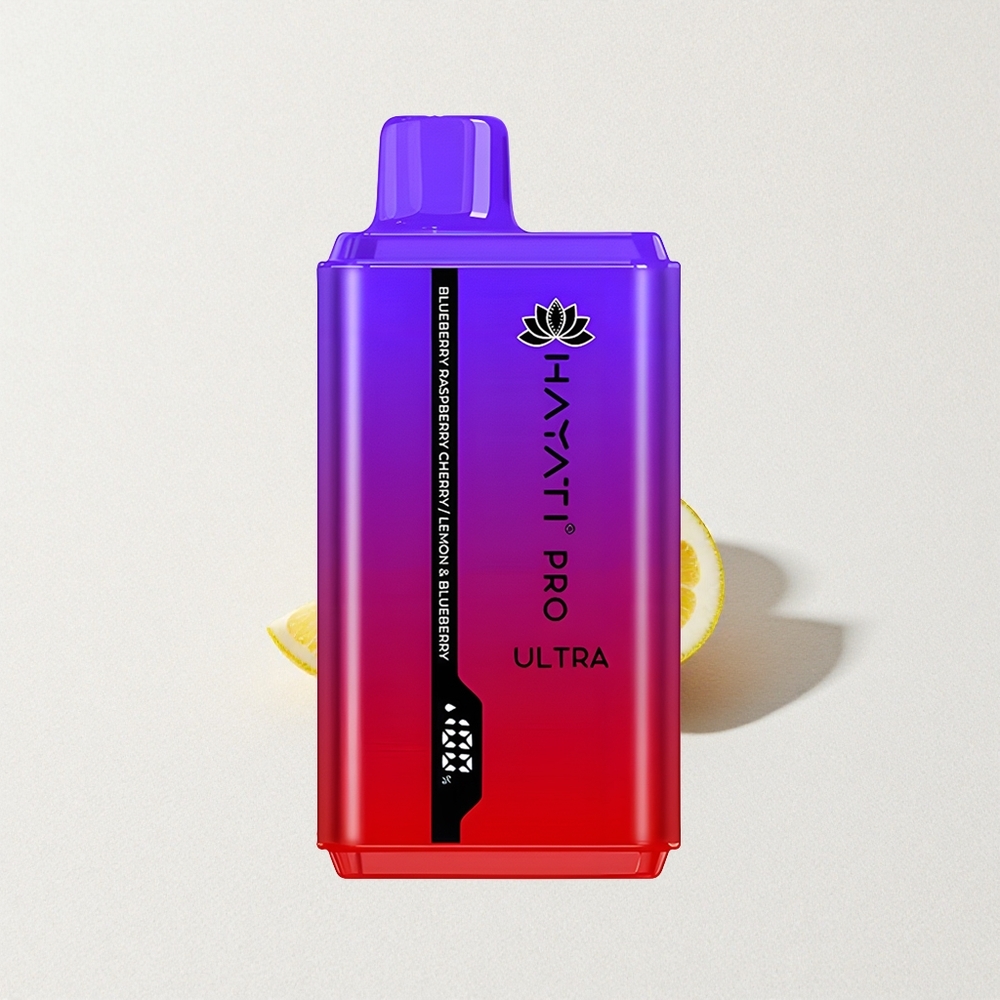 Hayati Pro Ultra 2*12ml E-Liquid Capacity 15000 Puffs Blueberry Raspberry Cherry