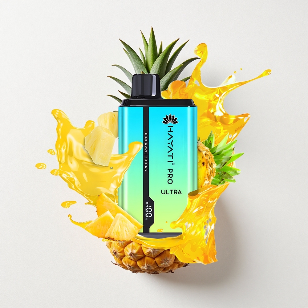 Hayati Pro Ultra 2*12ml E-Liquid Capacity 15000 Puffs Pineapple Sours