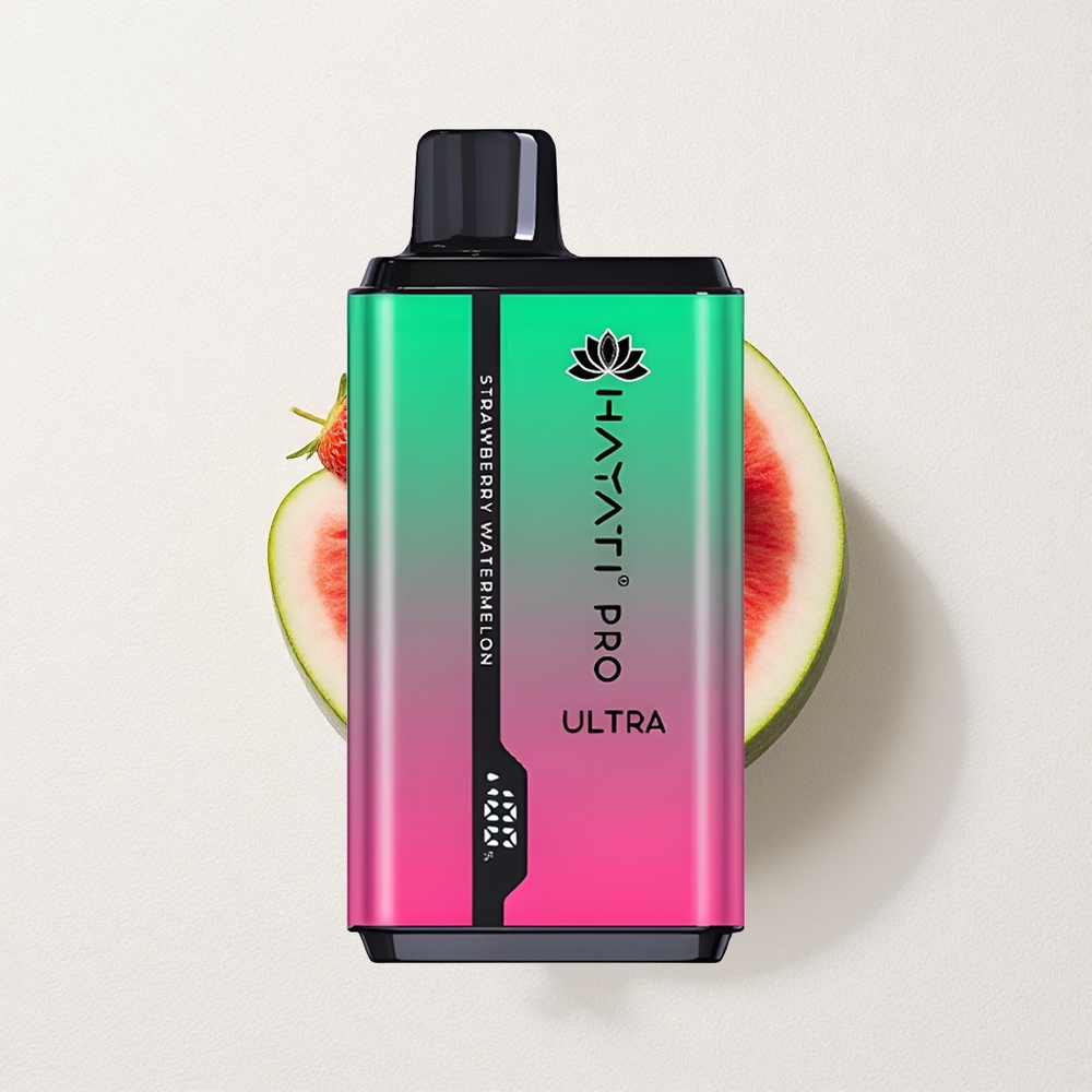 Hayati Pro Ultra 2*12ml E-Liquid Capacity 15000 Puffs Strawberry Watermelon