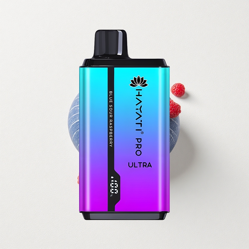 Hayati Pro Ultra 2*12ml E-Liquid Capacity 850mAh Disposable Vape Blue Sour Raspberry