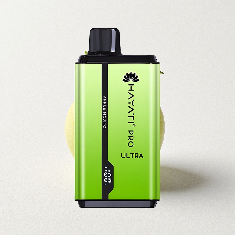 Hayati Pro Ultra 2-Port 15000 Puffs 2*12ml E-Liquid Capacity Apple Mojito