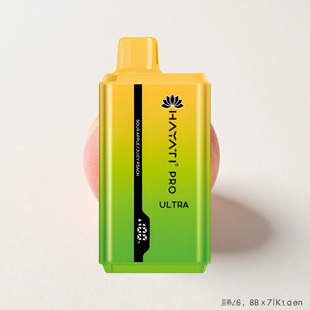 Hayati Pro Ultra 2-Port 15000 Puffs 2*12ml E-Liquid Capacity Sour Apple
